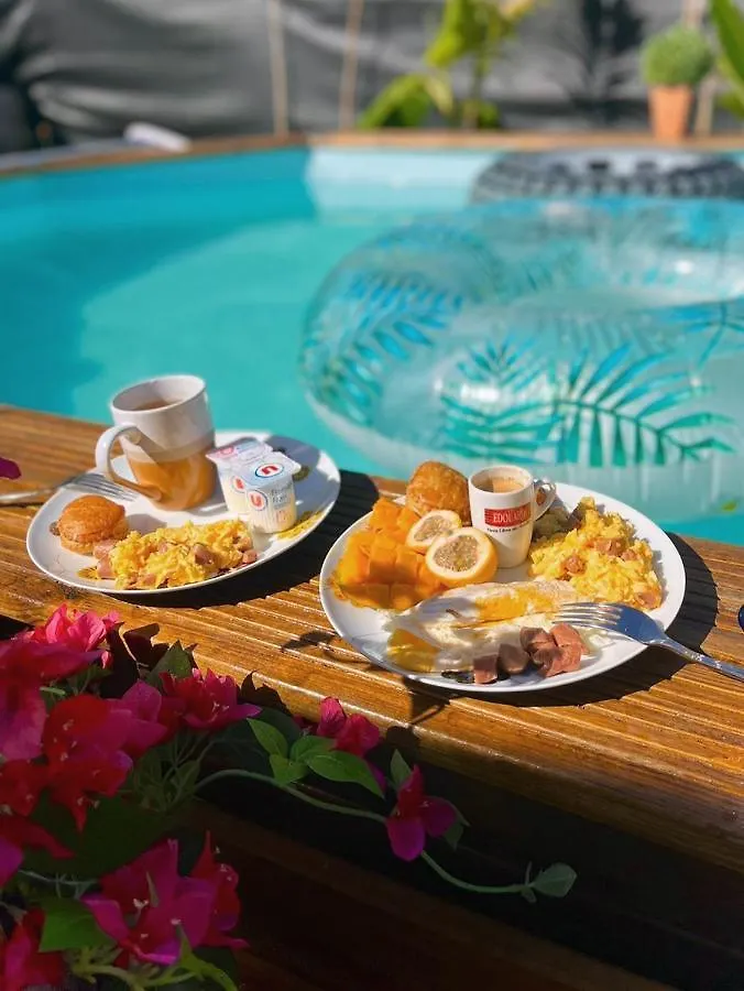 Gite cosy climatisé avec piscine privée Petit-Canal