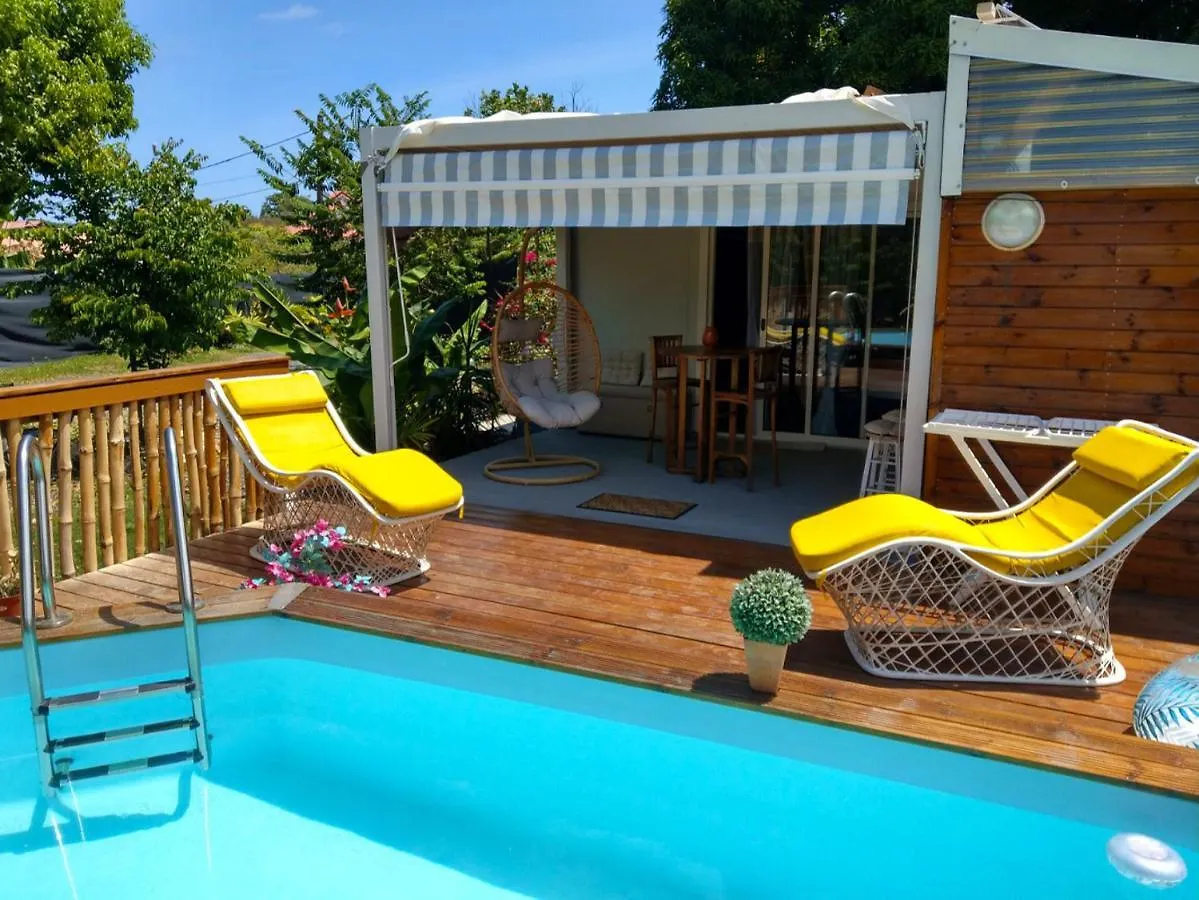 Gite cosy climatisé avec piscine privée Petit-Canal Guadeloupe